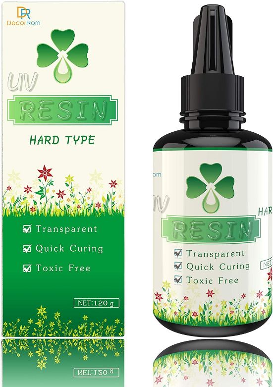 2. UV Resin - Crystal Clear Hard Type Glue Ultraviolet Curing Resin For DIY Jewelry Making Craft Decoration