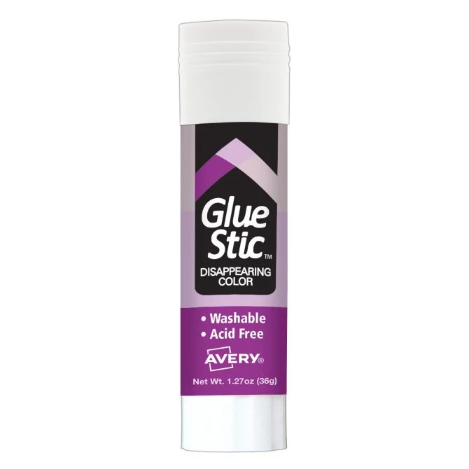 Avery Glue Stick Disappearing Purple Color with elegant design