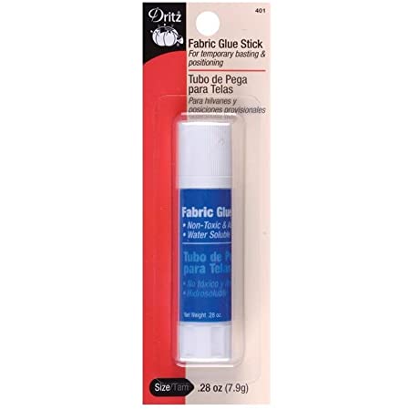 Dritz Fabric Glue Stick with label for fabric on it