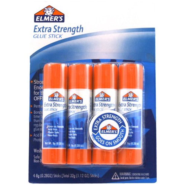 Elmer's-E5010 Extra Strength Glue Sticks is best glue stick for cardstock with logo on it