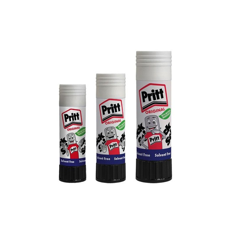 Pritt Original Glue Stick with all its sizes