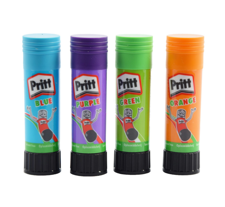 Pritt Rainbow Colored Glue Sticks is a Best Glue Stick For Eyebrows with 4 different colors