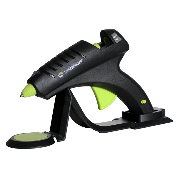 Surebonder Cordless Hot Glue Gun with recharge and carry stand with waste carry plate