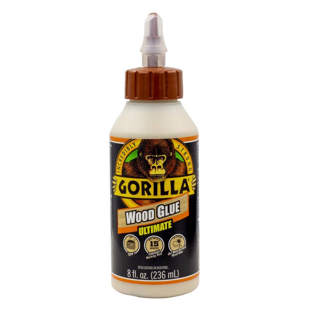 Gorilla Wood Glue Ultimate is one of the best wood glue for furniture with two caps one screw cap for bottle and pop up cap for nozzle