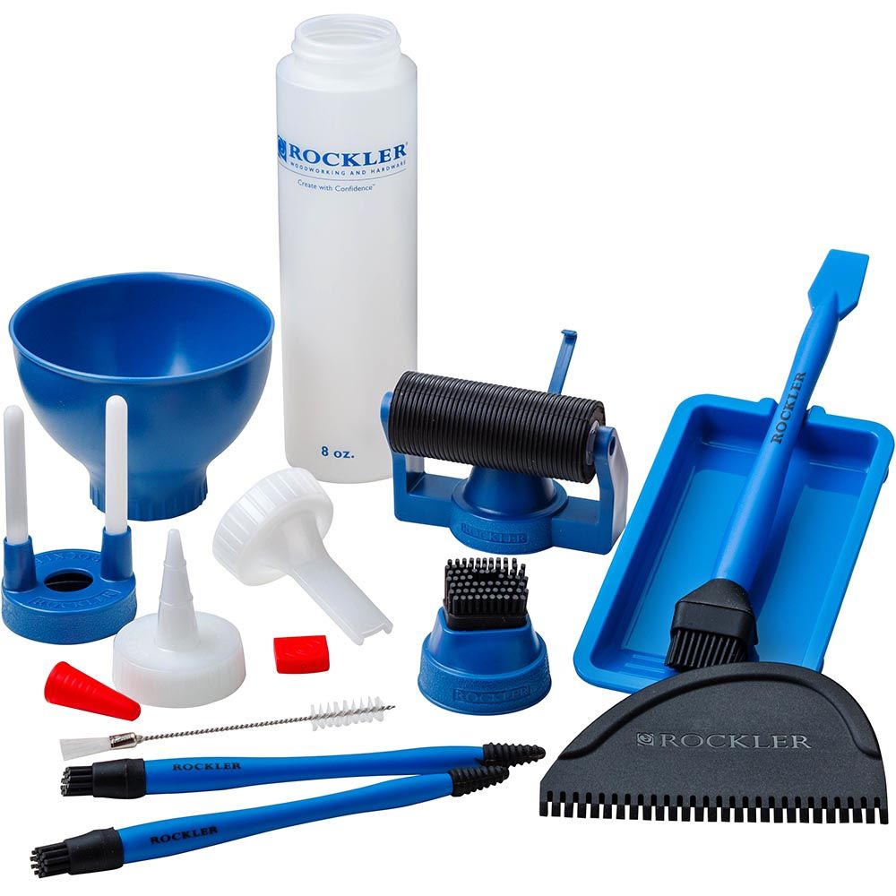 Rockler Wood Glue Applicator Set  is one of the best wood glue dispenser with variety of tools for gluing