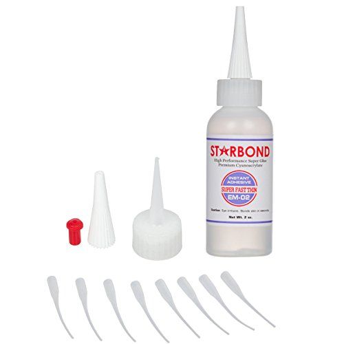Starbond EM-02 Wood Glue with multiple nozzles and to pull up cap