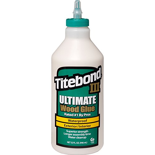 Titebond III Ultimate Wood Glue with small nozzle with its cap