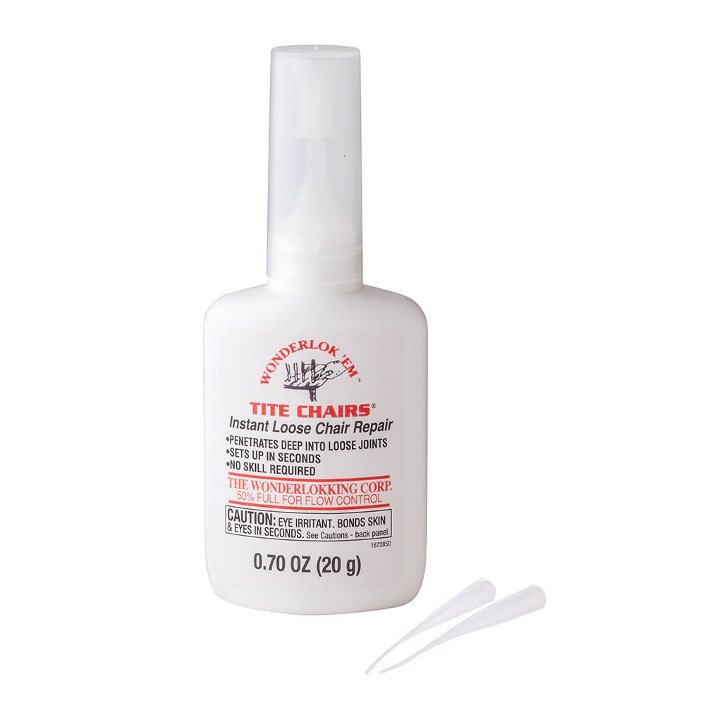 Wonderlokking Tite Chairs is one of the Best Wood Glue For Chairs with long nozzle and two spare nozzles